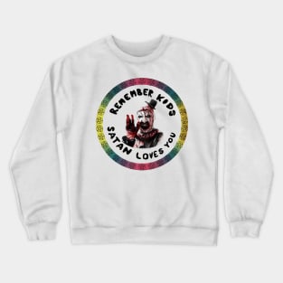 Art The Clown || Satan love you Crewneck Sweatshirt